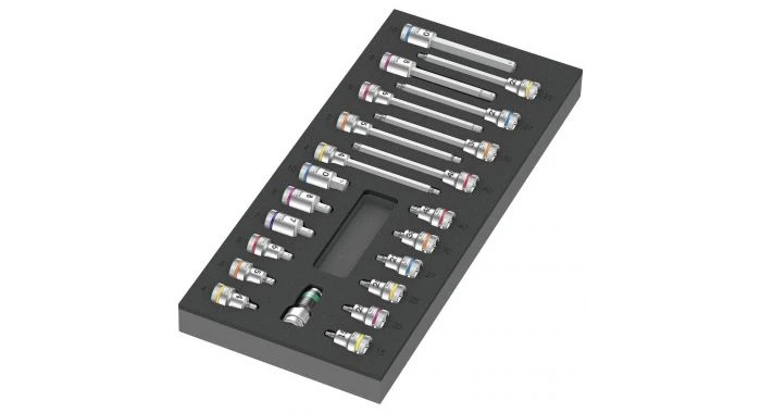 Wera 05150113001 9723 22-delige Zyklop B Bit- En Doppenset In Schuimstof Inleg - 3/8" 1 Wera 05150113001 9723 22-delige Zyklop B Bit- En Doppenset In Schuimstof Inleg - 3/8"