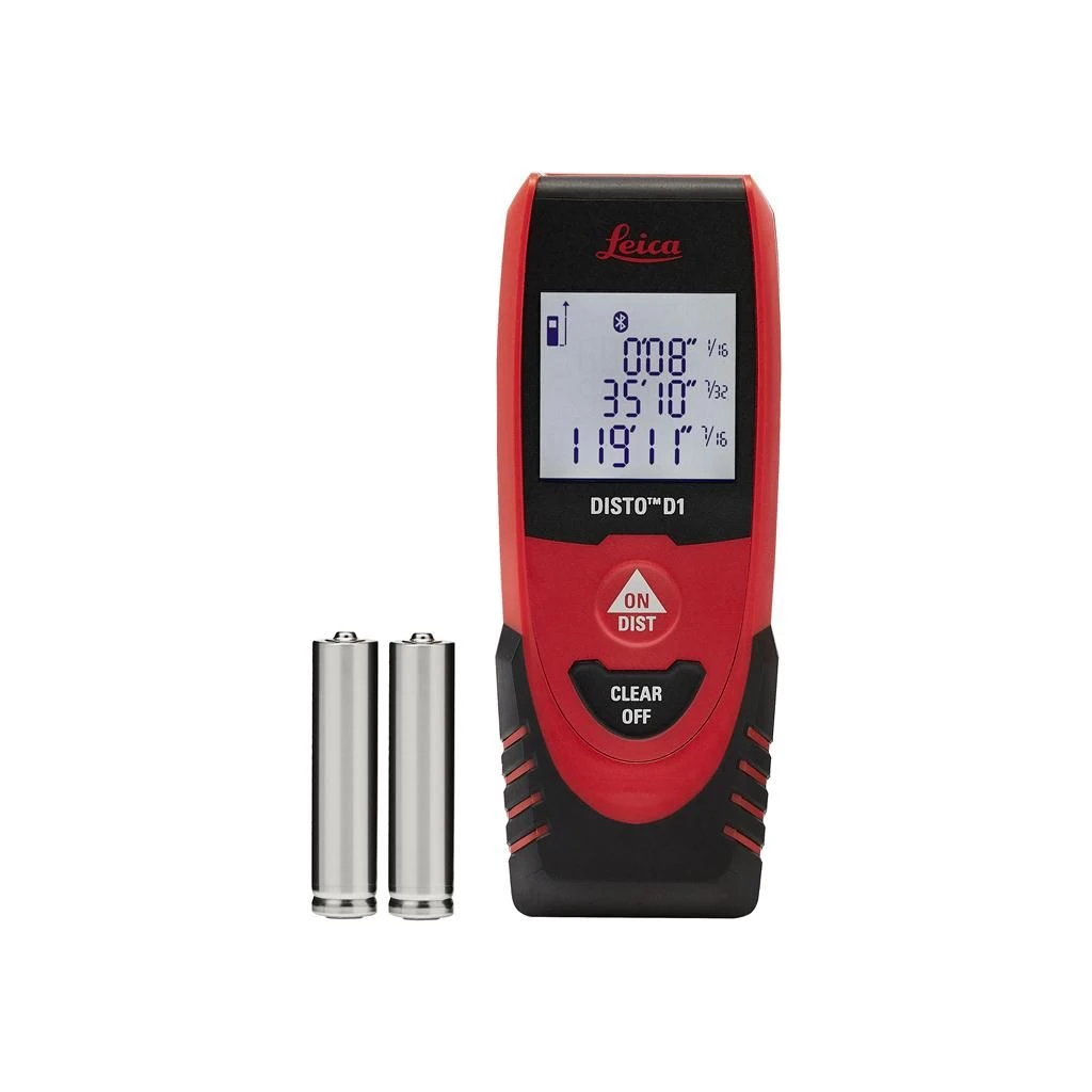 Leica Disto D1 Laserafstandsmeter - Bluetooth - 40m - 843418 1 Leica Disto D1 Laserafstandsmeter - Bluetooth - 40m - 843418