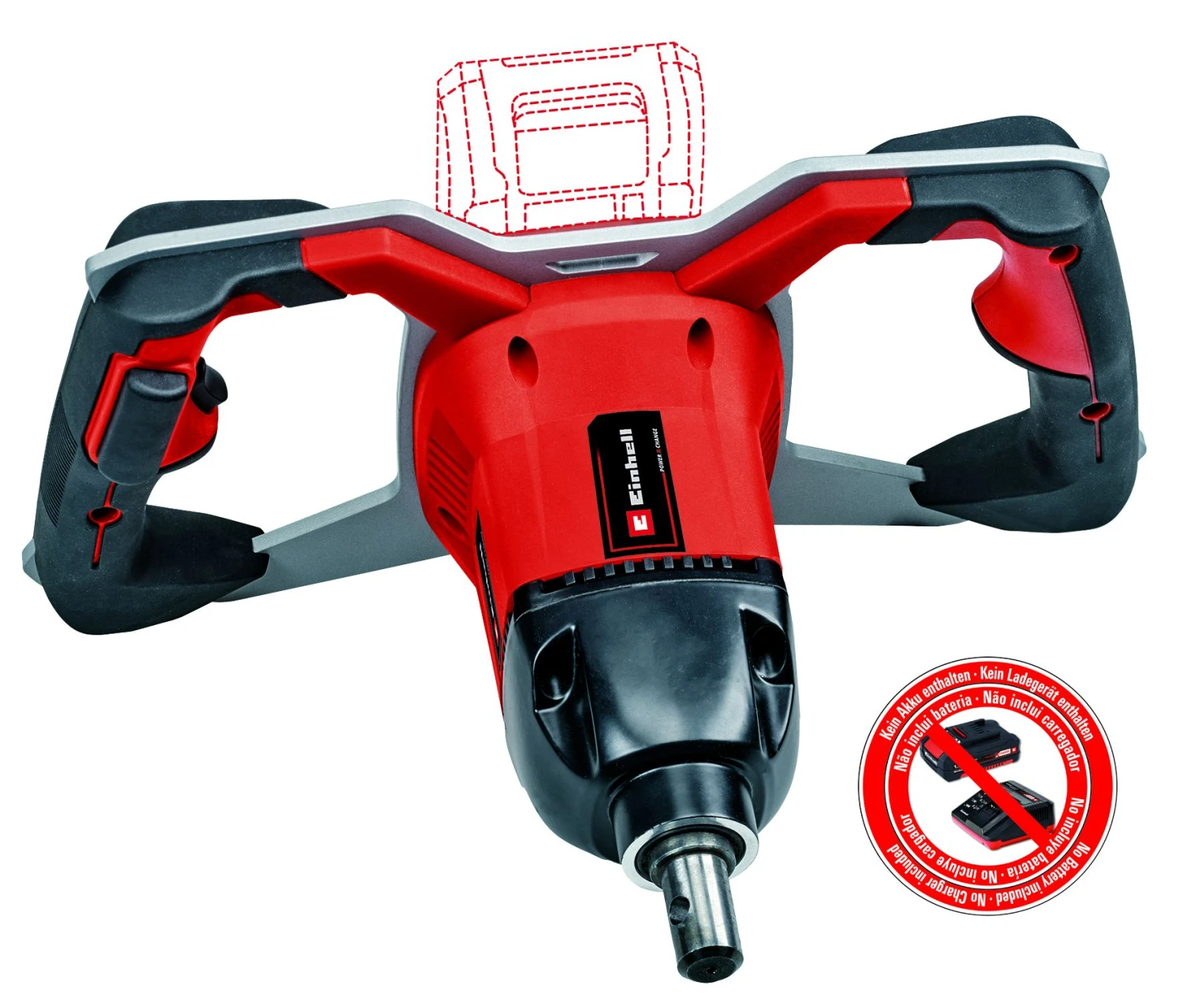 Einhell GP-EA 18/150 Li BL Solo Accu Grondboor Power X-Change 3 Einhell GP-EA 18/150 Li BL Solo Accu Grondboor Power X-Change - Afbeelding 3