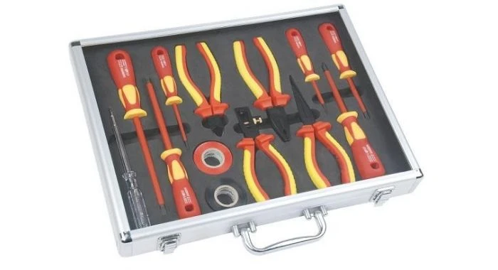 Brüder Mannesmann 11213 Schroevendraaier- En Tangenset - 13-delig - VDE 1 Brüder Mannesmann 11213 Schroevendraaier- En Tangenset - 13-delig - VDE