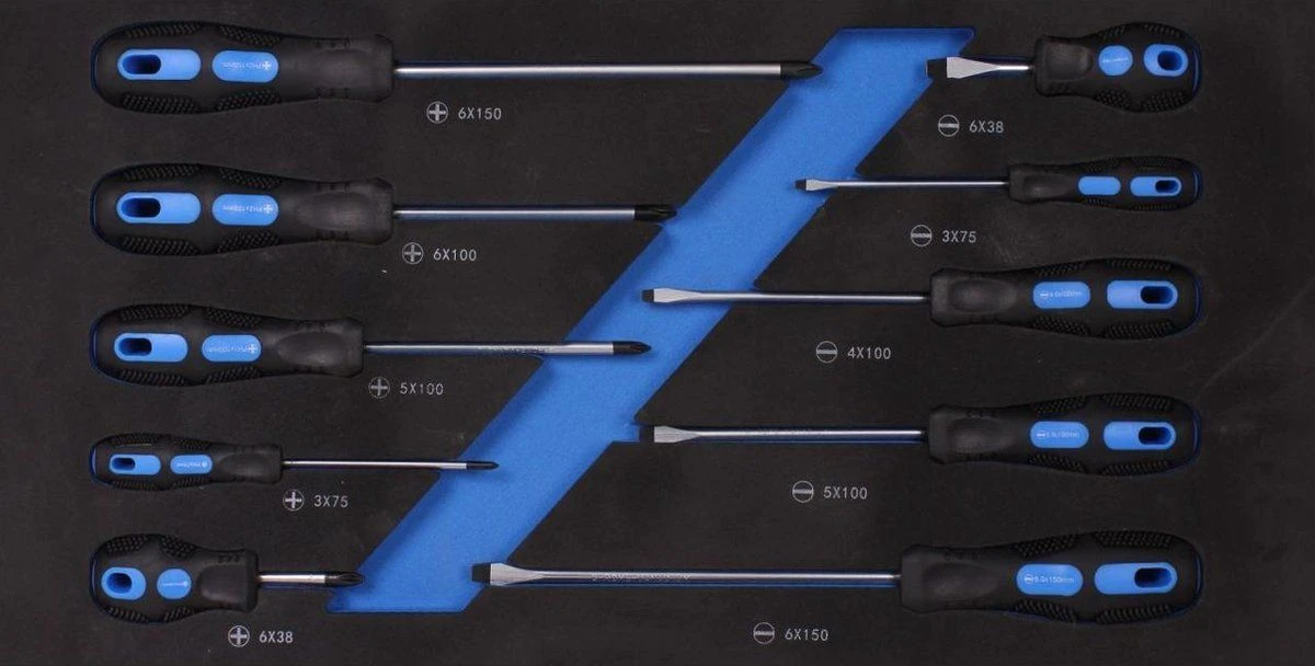 Airpress 75251 - Gereedschapskoffer Chroom Vanadium 97 Delig 3 Airpress 75251 - Gereedschapskoffer Chroom Vanadium 97 Delig - Afbeelding 3