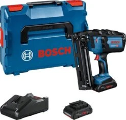 Bosch GNH 18V-64 M 18V Li-ion Accu Tacker Set (2x 4,0 Ah) In L-Boxx