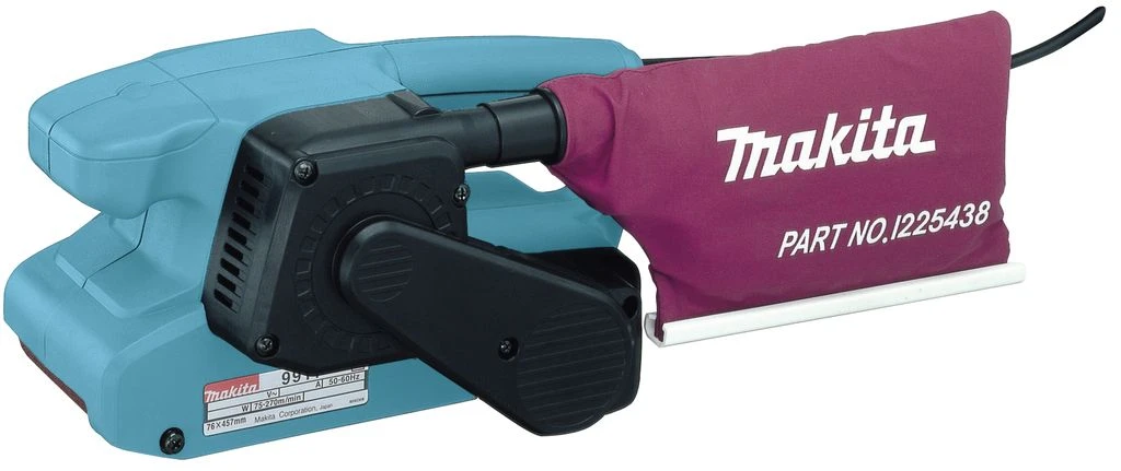 Makita 9911J Bandschuurmachine In Mbox - 650W - 76 X 457mm 2 Makita 9911J Bandschuurmachine In Mbox - 650W - 76 X 457mm - Afbeelding 2