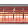 Eurom Golden 2000 ULTRA RCD Terras-/Parasolverwarmer Incl. Afstandbediening - 2000W - 560 X 130 X 120mm - Zilver - 333893