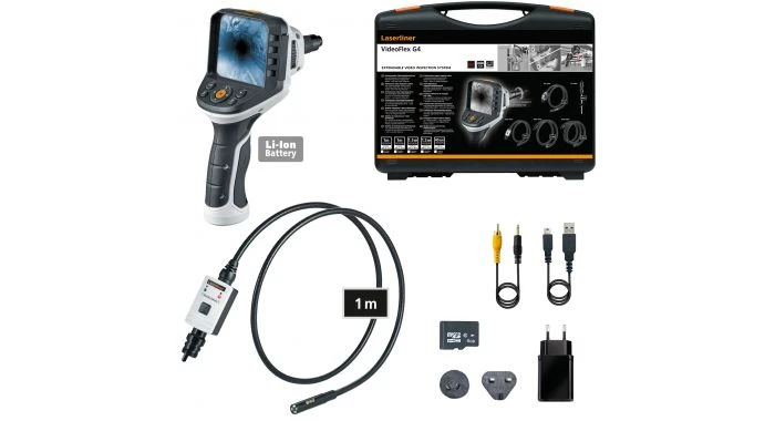 Laserliner VideoFlex G4 Duo Inspectiecamera In Koffer - 9mm X 1m - 082.244A 1 Laserliner VideoFlex G4 Duo Inspectiecamera In Koffer - 9mm X 1m - 082.244A