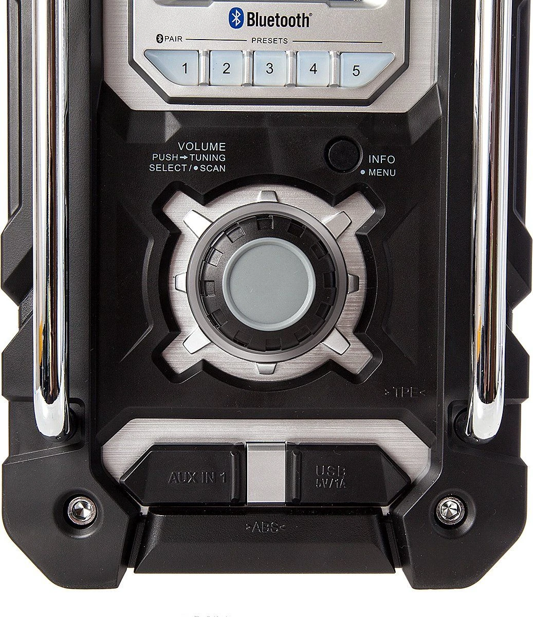 Makita DMR106B 7.2-18V Li-Ion Accu Bouwradio - Bluetooth - Netstroom & Accu (zwart Model) 3 Makita DMR106B 7.2-18V Li-Ion Accu Bouwradio - Bluetooth - Netstroom & Accu (zwart Model) - Afbeelding 3