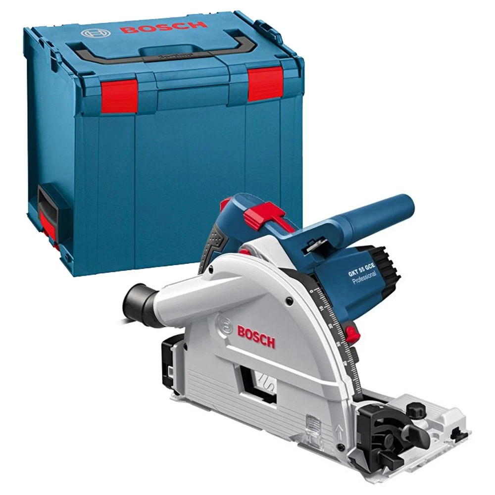 Bosch GKT 55 GCE Invalzaag In L-Boxx - 1400W - 165mm Met Extra Zaagblad 2 Bosch GKT 55 GCE Invalzaag In L-Boxx - 1400W - 165mm Met Extra Zaagblad - Afbeelding 2