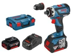 Bosch GSR 18V-60 FC 18V Li-Ion Accu Boor-/schroefmachine Set (2x 5.0Ah Accu) In L-Boxx - 06019G7101