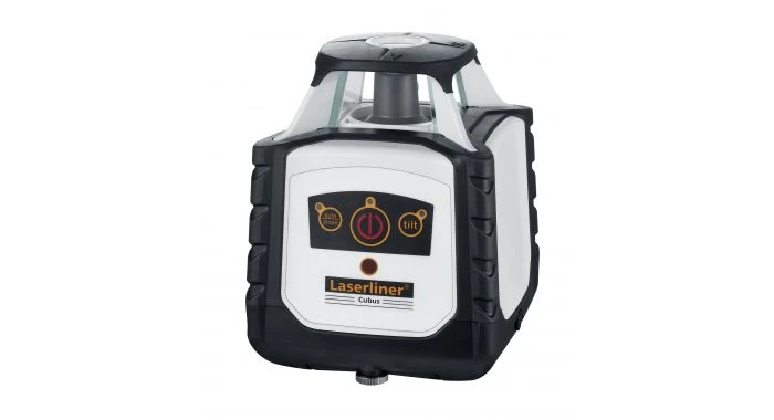 Laserliner Cubus 110 S Rotatielaser Set In Koffer Incl. Ontvanger - 100m - 052.200A 1 Laserliner Cubus 110 S Rotatielaser Set In Koffer Incl. Ontvanger - 100m - 052.200A