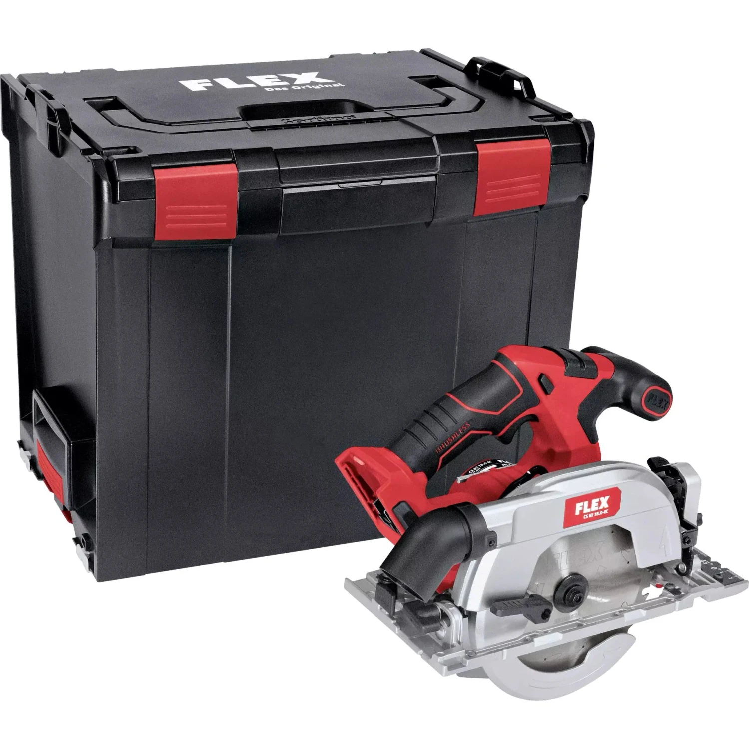 Flex CS 62 18.0-EC/5.0 Set 18V Li-Ion Accu Handcirkelzaag Set (2x 5,0Ah Accu) In L-Boxx - 165mm - 454.028 2 Flex CS 62 18.0-EC/5.0 Set 18V Li-Ion Accu Handcirkelzaag Set (2x 5,0Ah Accu) In L-Boxx - 165mm - 454.028 - Afbeelding 2