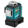 Makita SK700GD 12V Max Li-Ion Accu Kruislijnlaser Body In Tas - Zelfnivellerend - Groen 3x360° - 35m