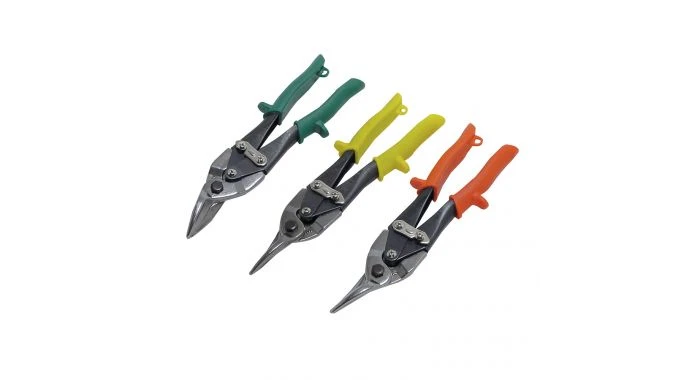 Silverline CT17 3-delige Metaalschaarset - Luchtvaart - 240mm 1 Silverline CT17 3-delige Metaalschaarset - Luchtvaart - 240mm