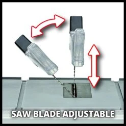 Einhell TC-TS 2225 U Zaagtafel - 2200W - 254 X 30 Mm -Gereedschapswinkel 5d57471635f122e9e779113051c2824e