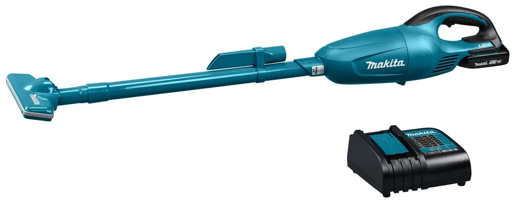 Makita DCL180SY 18V Li-ion Accu Steelstofzuiger Set (1x 1.5Ah) - Blauw 1 Makita DCL180SY 18V Li-ion Accu Steelstofzuiger Set (1x 1.5Ah) - Blauw