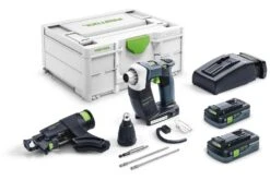Festool DURADRIVE DWC 18-4500 HPC4,0 I-Plus 18V Li-Ion Bandschroefmachine Set (2x 4,0Ah) In Systainer - 14Nm - Koolborstelloos - 576502 -Gereedschapswinkel 6519cb6e5a3a3962c7d90fb8d967129b