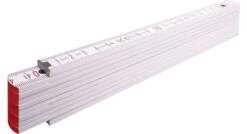 Stabila 01334 Duimstok - Hout - Wit - 2m