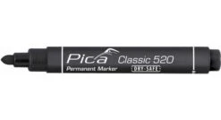 Pica 520/46-10 Permanent Marker - Rond - Zwart - 1-4mm (10st)