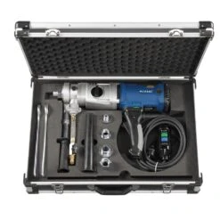 Carat A-2031 Diamantboormachine Met 3 Versnellingen Incl. 4 Diamantboren In Koffer