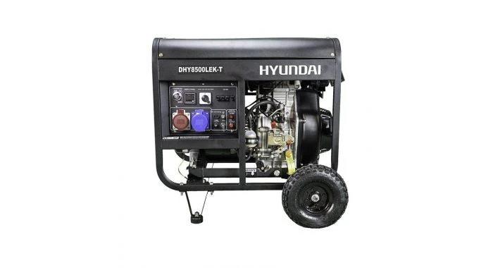 Hyundai DHY8500 LEK-T Standby-dieselkrachtstroomgenerator - 7500W - DHY8500 LEK-T 1 Hyundai DHY8500 LEK-T Standby-dieselkrachtstroomgenerator - 7500W - DHY8500 LEK-T