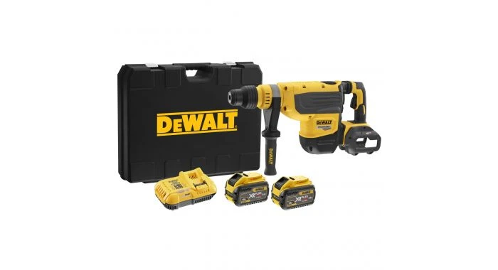 DeWALT DCH735X2-QW 54V Li-ion FlexVolt Accu Combihamer Set (2x 9.0Ah) In Koffer - SDS-Max 1 DeWALT DCH735X2-QW 54V Li-ion FlexVolt Accu Combihamer Set (2x 9.0Ah) In Koffer - SDS-Max