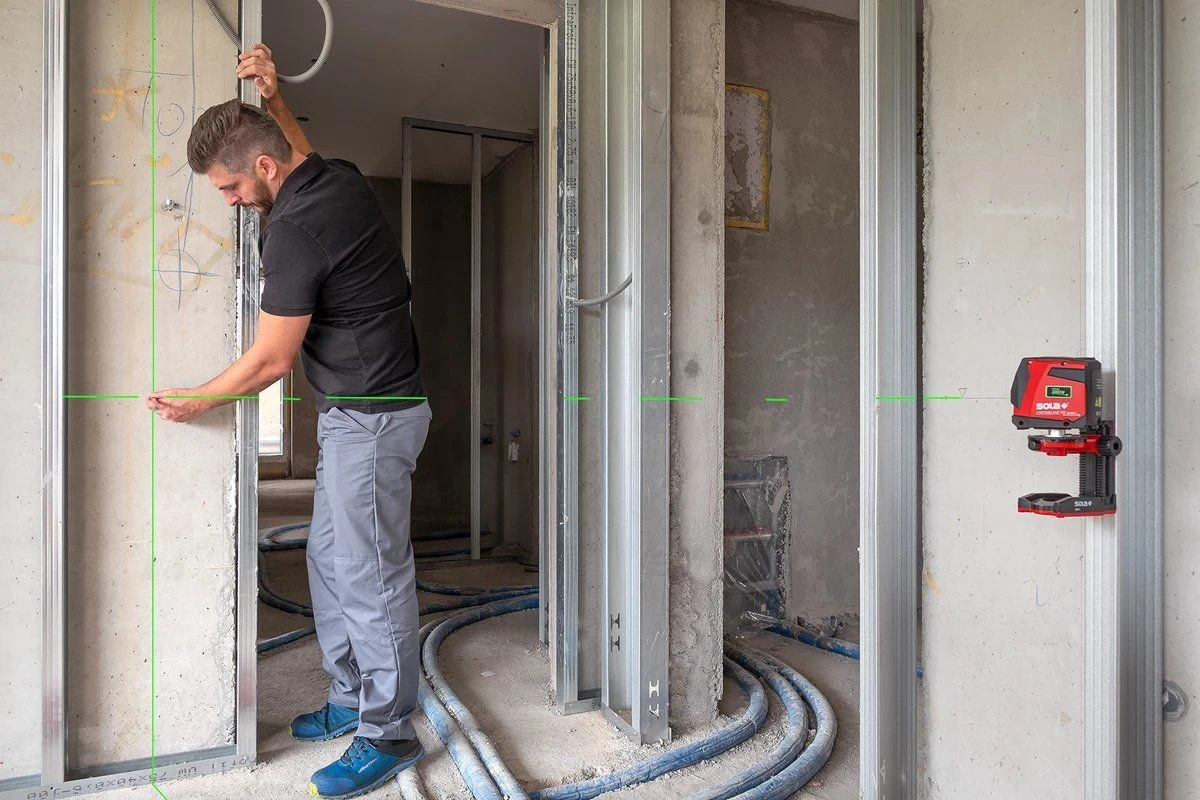 Sola Crossline P2 Kruislijnlaser In Koffer Met Wandhouder - Groen - 25m - 71013901 3 Sola Crossline P2 Kruislijnlaser In Koffer Met Wandhouder - Groen - 25m - 71013901 - Afbeelding 3