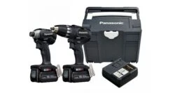 Panasonic EYC231LJ2G 18V Li-Ion Accu Boor-/schroefmachine (EY74A3X) & Slagschroevendraaier (EY76A1X) Combiset (2x 5.0Ah Accu) In Systainer
