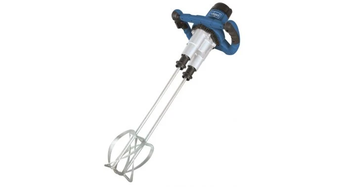 Scheppach 5907802901 Mortelmenger Met Dubbele Mengstaaf - 1800W - 5907802901 1 Scheppach 5907802901 Mortelmenger Met Dubbele Mengstaaf - 1800W - 5907802901