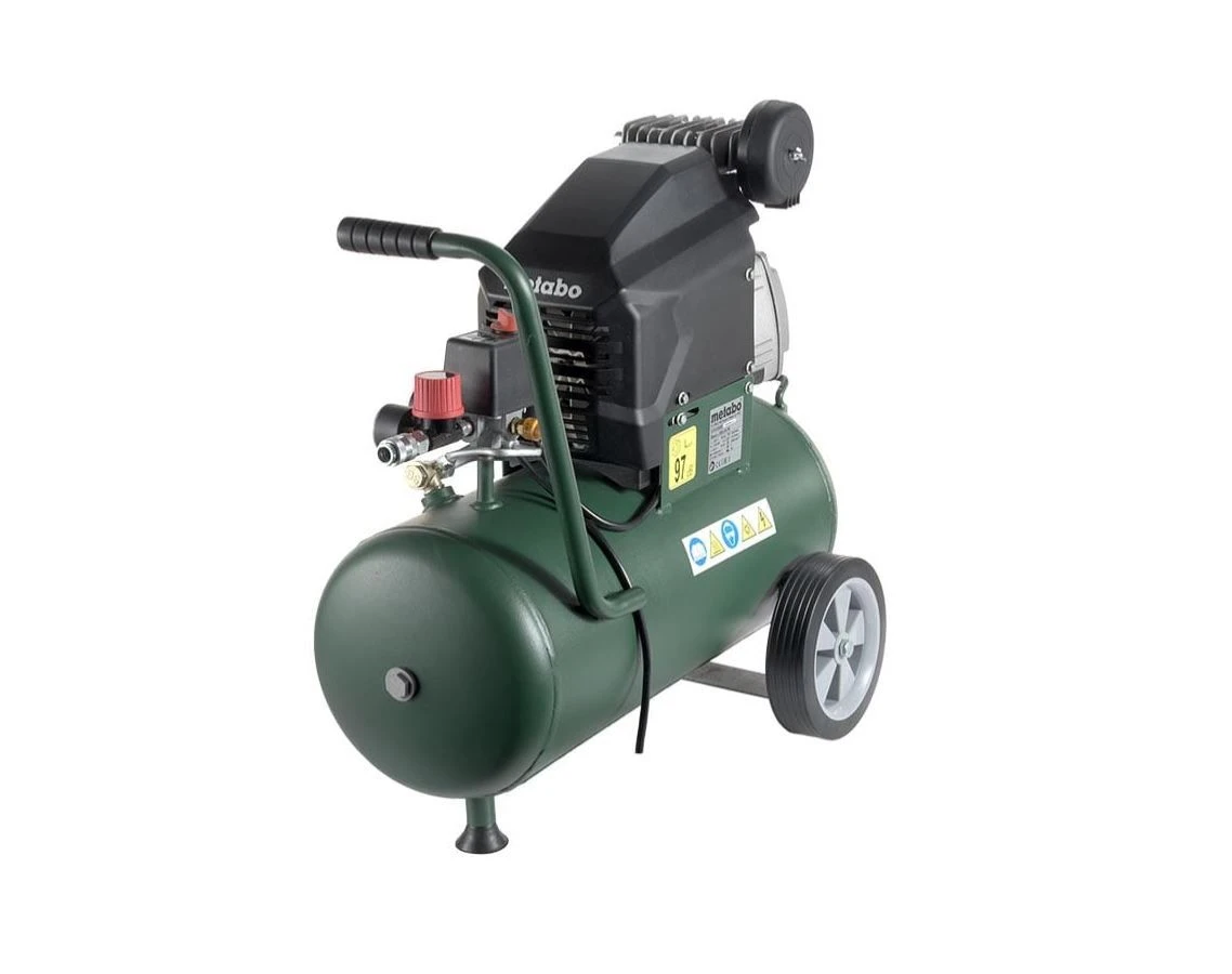 Metabo Basic 250-24 W Compressor - 1500W - 8 Bar - 24L - 95 L/min - 601533000 4 Metabo Basic 250-24 W Compressor - 1500W - 8 Bar - 24L - 95 L/min - 601533000 - Afbeelding 4