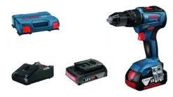 Bosch GSB 18V-55 18V Li-ion Accu Schroefklopboormachine Set (2x2.0Ah) In L-Case -Gereedschapswinkel b315a54901c7212289a4893e256d80f7