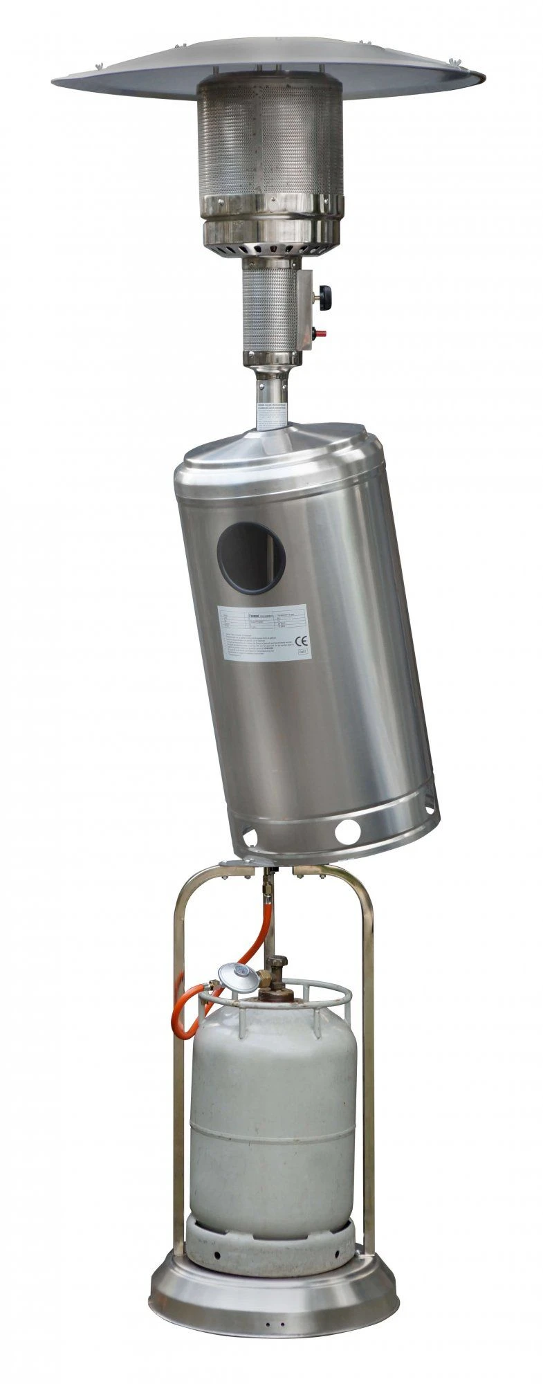 Eurom THG 14000 RVS Staande Gas Terrasverwarmer - 14000W - 800 X 455 X 2200mm - 324051 2 Eurom THG 14000 RVS Staande Gas Terrasverwarmer - 14000W - 800 X 455 X 2200mm - 324051 - Afbeelding 2