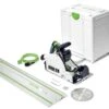 Festool TSV 60 KEBQ-Plus-FS Invalzaag Met Voorritsfunctie Incl. Geleiderail En Cirkelzaagblad In Systainer - 1500W - 577743