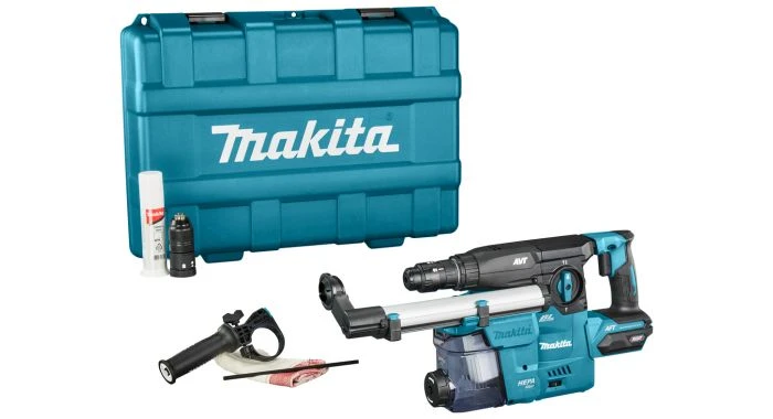Makita HR009GZ02 XGT 40 V Max Combihamer Body Met Stofafzuiging In Kunststof Koffer - 3,9 J 1 Makita HR009GZ02 XGT 40 V Max Combihamer Body Met Stofafzuiging In Kunststof Koffer - 3,9 J