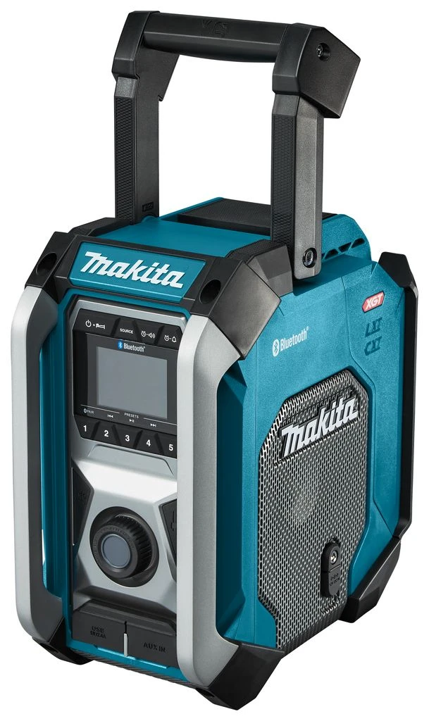 Makita MR006GZ XGT 40V Max Li-Ion Accu Bouwradio - FM/AM - Bluetooth - Werkt Op Netstroom & Accu 4 Makita MR006GZ XGT 40V Max Li-Ion Accu Bouwradio - FM/AM - Bluetooth - Werkt Op Netstroom & Accu - Afbeelding 4