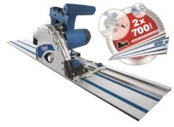 Scheppach PL55 Invalzaag - 1200W - 160mm - Incl. Geleiderail - 5901802915