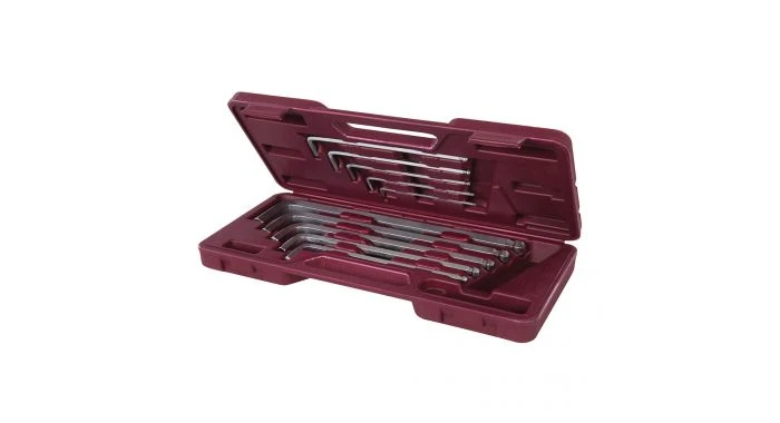 Silverline 250035 10 Delige Balkop Inbussleutel Set - 3-17mm 1 Silverline 250035 10 Delige Balkop Inbussleutel Set - 3-17mm