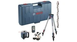 Bosch GRL 400 H Rotatie Laser + LR 1 Ontvanger In Koffer + GR 2400 Meetlat + BT 152 Statief - 06159940JY