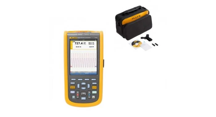 Fluke 125B/EU/S True-RMS ScopeMeter Tweekanaals-oscillioscoop En Multimeter Met Accessoires In Tas - Fluke Connect - IntellaSet-technologie - 40MHz - 4756054 1 Fluke 125B/EU/S True-RMS ScopeMeter Tweekanaals-oscillioscoop En Multimeter Met Accessoires In Tas - Fluke Connect - IntellaSet-technologie - 40MHz - 4756054