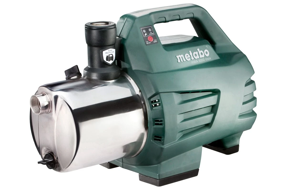 Metabo HWA 6000 INOX Huiswaterautomaat - 1300W - 600980000 1 Metabo HWA 6000 INOX Huiswaterautomaat - 1300W - 600980000