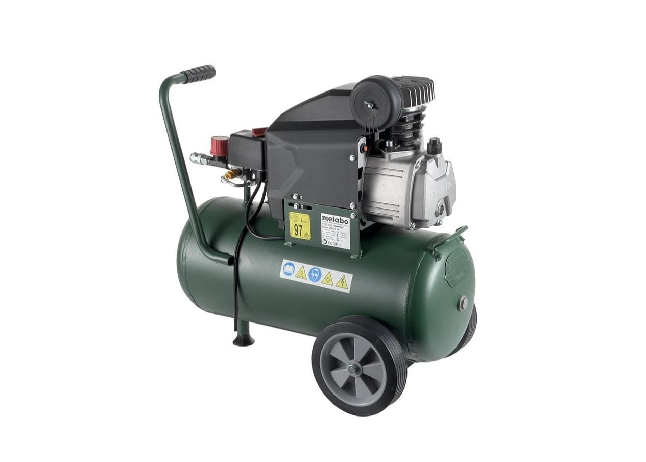 Metabo Basic 250-24 W Compressor - 1500W - 8 Bar - 24L - 95 L/min - 601533000 3 Metabo Basic 250-24 W Compressor - 1500W - 8 Bar - 24L - 95 L/min - 601533000 - Afbeelding 3