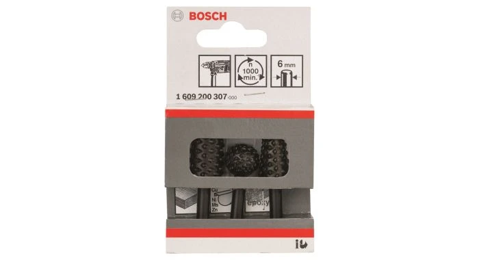 Bosch 1609200307 3-delige Houtraspen En -vijlenset 1 Bosch 1609200307 3-delige Houtraspen En -vijlenset