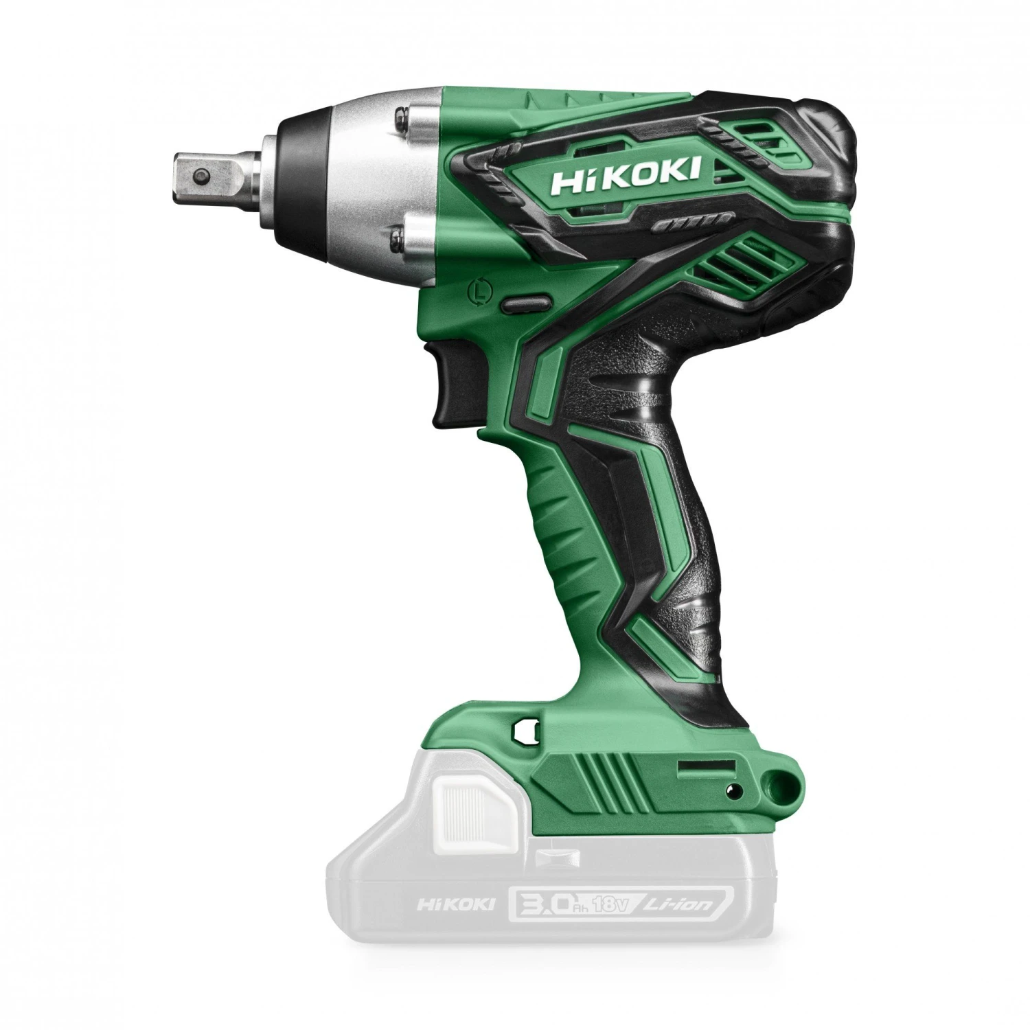 HiKOKI WR18DJL WCZ 18V MultiVolt Li-Ion Accu Slagmoersleutel Set (2x 1,5Ah) In Koffer - 1/2" - 220Nm 2 HiKOKI WR18DJL WCZ 18V MultiVolt Li-Ion Accu Slagmoersleutel Set (2x 1,5Ah) In Koffer - 1/2" - 220Nm - Afbeelding 2