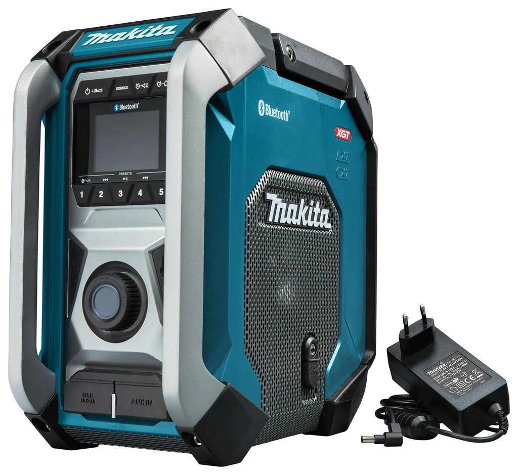 Makita MR006GZ XGT 40V Max Li-Ion Accu Bouwradio - FM/AM - Bluetooth - Werkt Op Netstroom & Accu 1 Makita MR006GZ XGT 40V Max Li-Ion Accu Bouwradio - FM/AM - Bluetooth - Werkt Op Netstroom & Accu